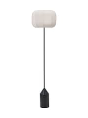 Pacific Black Oscar Metal and Linen Structured Floor Lamp - Image 6 of 6