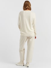 Chinti & Parker Cream Wool-Cashmere Bow Tie Snoopy Sweater - Image 2 of 4