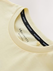 smALLSAINTS Light Yellow Oversized Underground Crew Neck T-Shirt - Image 8 of 10