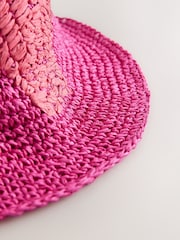 Pink - Anglerhut mit Muscheldetail - Bild 6 von 7
