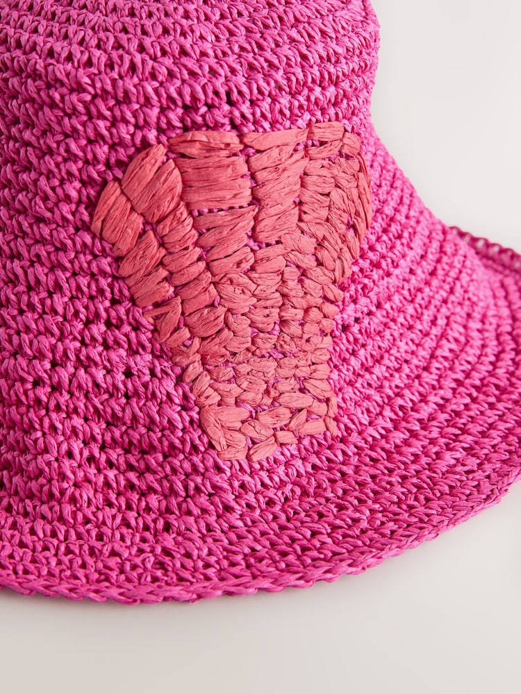 Pink - Anglerhut mit Muscheldetail - Bild 7 von 7