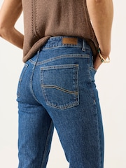 FatFace Laser Printed Straight Leg Crop Jeans - Imagen 4 de 6