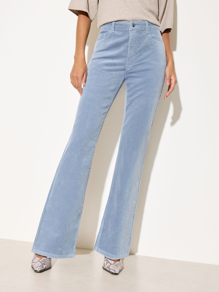 Friends Like These Blue Bootcut Corduroy Trousers - Image 2 of 5
