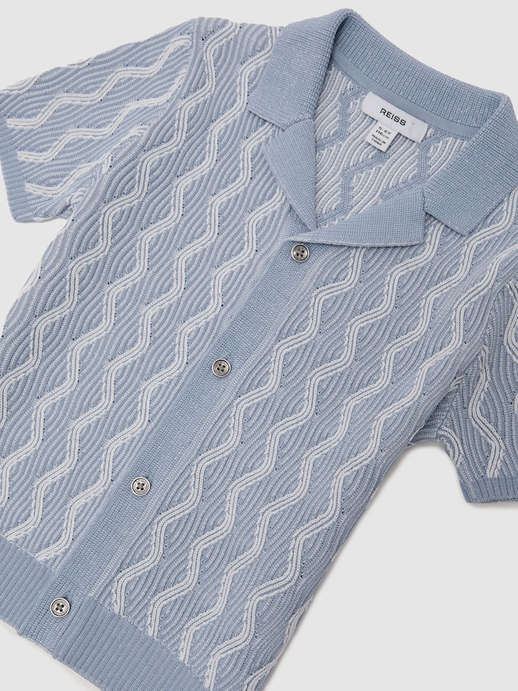 Reiss Blue Johnny Shirt - Image 1 of 3