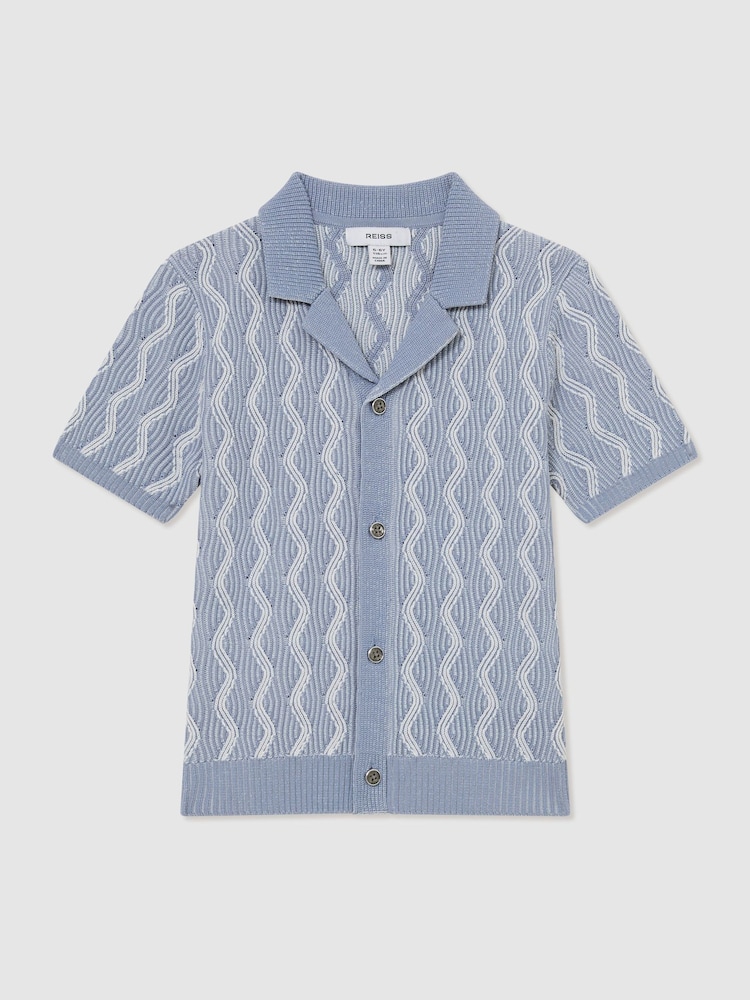 Reiss Blue Johnny Shirt - Image 3 of 3