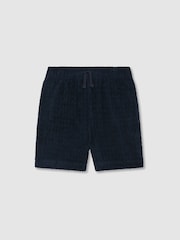 Reiss Tide Towelling Drawstring Shorts - Bild 1 von 3