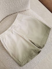 Reiss Green/White Cliff 3-9 yrs Printed Drawstring Swim Shorts - Image 2 of 3