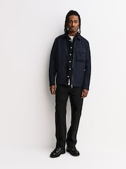 Belstaff Blue Drome Logo Overshirt - Image 3 of 7