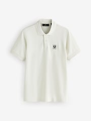 Belstaff Silver Birch Cotton Pique Polo Shirt - Image 6 of 6