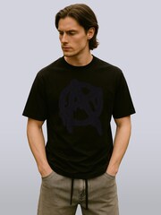 Religion Chrome Black Anarchy Applique T-Shirt - Image 2 of 2