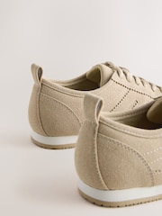 Beige/Neutral - Retro-Turnschuhe Mit Schnürung - Bild 7 von 8