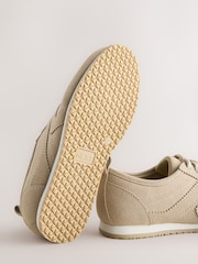 Beige/Neutral - Retro-Turnschuhe Mit Schnürung - Bild 8 von 8