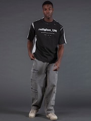 Religion Black UK Wash T-Shirt - Image 2 of 6