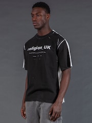 Religion Black UK Wash T-Shirt - Image 5 of 6