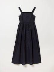 FatFace Black Petite Gili Embroidered Midi Dress - Image 6 of 6