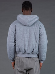 Religion Black Reversible Bomber Hoodie - Image 8 of 9