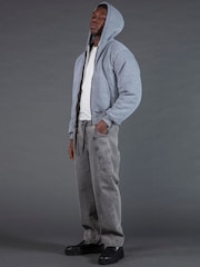 Religion Black Reversible Bomber Hoodie - Image 9 of 9