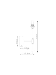 Black Hudson Rechargeable Wireless Wall Light Base Only - Image 4 of 7
