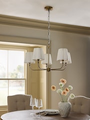 Brass Grace 5 Light Pendant - Image 2 of 6