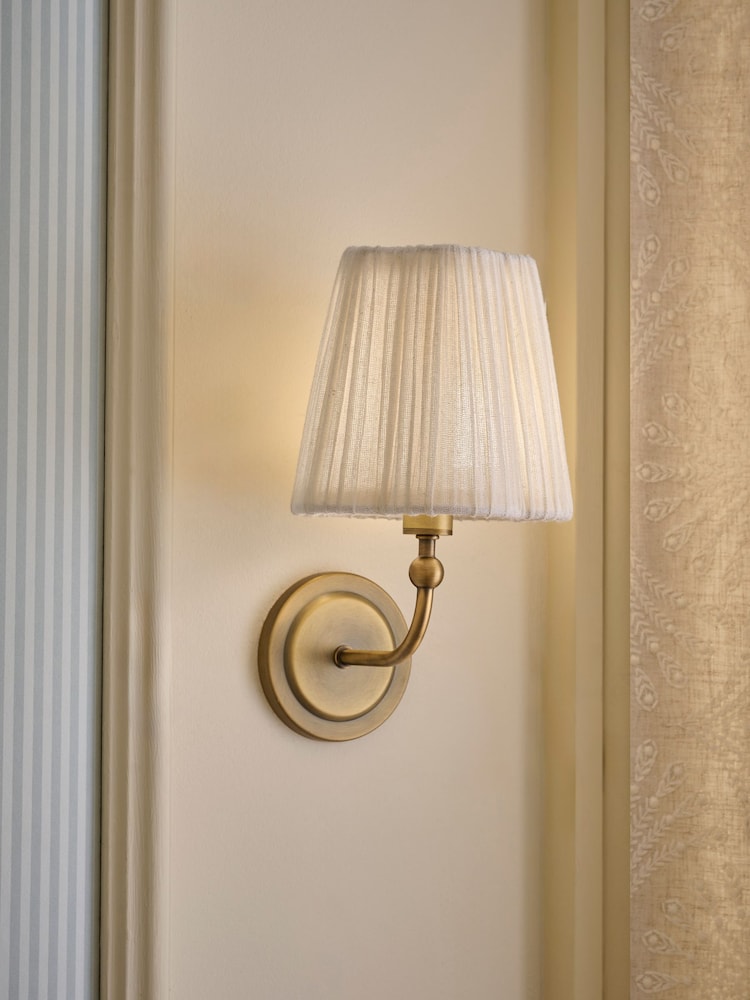 Brass Grace Rechargeable Wireless Wall Light - Image 1 of 6 Brass Grace Rechargeable Wireless Wall Light - Image 1 of 6