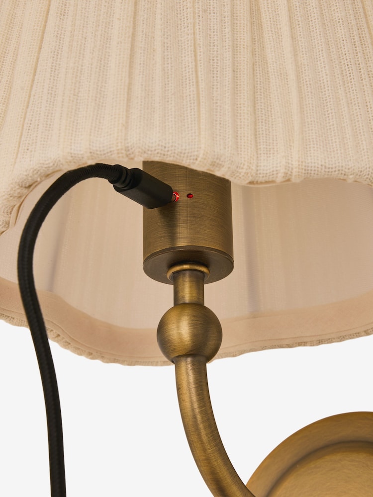 Brass Grace Rechargeable Wireless Wall Light - Image 6 of 6 Brass Grace Rechargeable Wireless Wall Light - Image 6 of 6