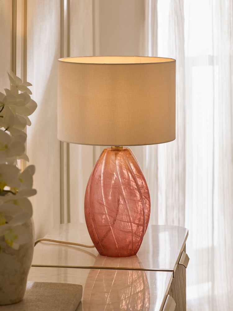 Pink Ella Table Lamp - Image 1 of 5 Pink Ella Table Lamp - Image 1 of 5