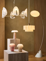 Brass Aura Arc Floor Lamp - Image 5 of 7