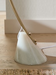 Brass Aura Arc Floor Lamp - Image 6 of 7