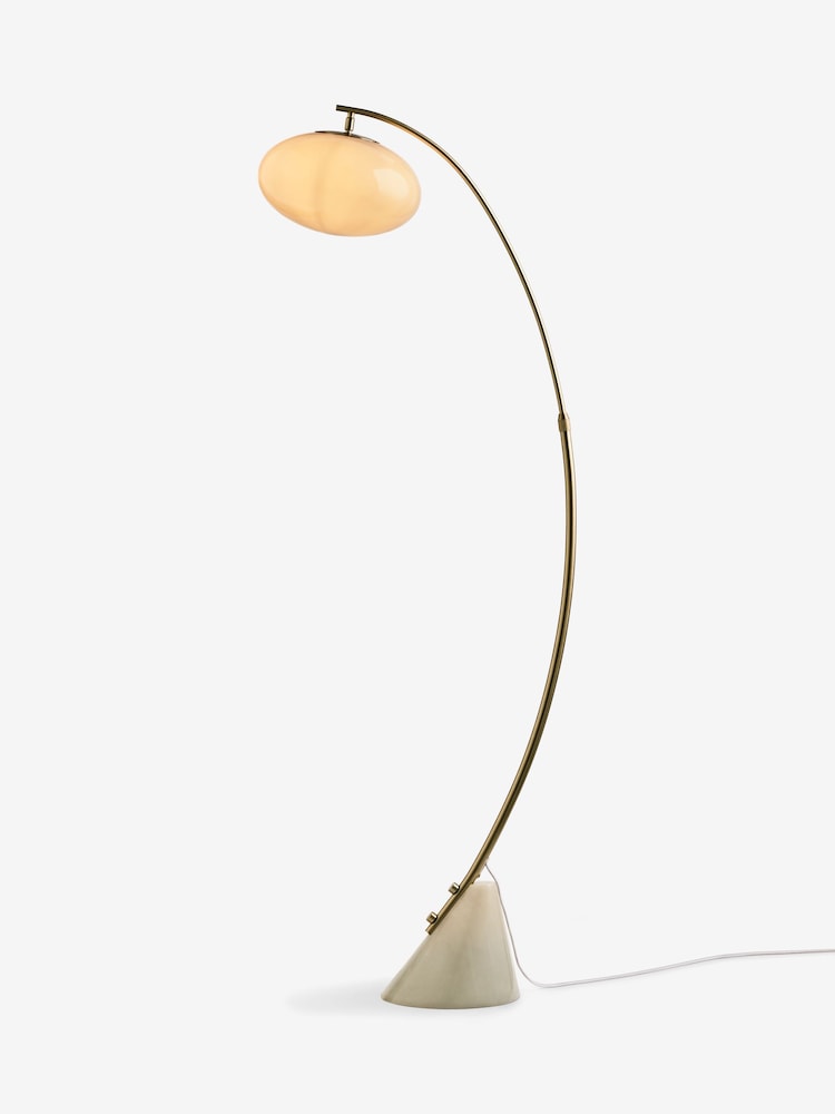 Brass Aura Arc Floor Lamp - Image 7 of 7 Brass Aura Arc Floor Lamp - Image 7 of 7