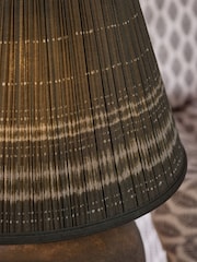 Green Pleated Lamp Shade - Image 5 of 6