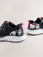 Black Hello Kitty & Friends Elastic Lace up Trainers - Image 6 of 6