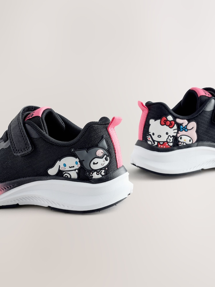 Black Hello Kitty & Friends Elastic Lace up Trainers - Image 6 of 6
