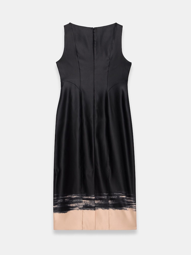 Mint Velvet Pink Ombre Print Midi Dress - Image 7 of 7