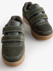 Khaki Green Suede Trainers - Image 3 of 5