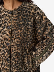 NOISY MAY Grey Teddy Jacket - Image 4 of 5