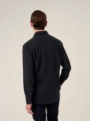 Skopes Black Soft Touch Tailored Fit Party Shirt - Image 4 of 6