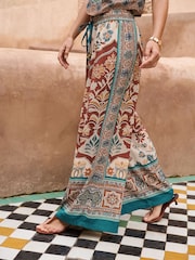 Estampado de cachemir - Pantalones de pernera ancha de Lipsy - Imagen 1 de 5