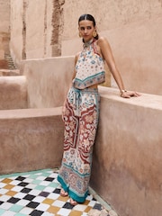 Estampado de cachemir - Pantalones de pernera ancha de Lipsy - Imagen 2 de 5