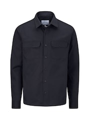 Azul - Skopes Casual Stretch Twill Overshirt - Imagen 5 de 5