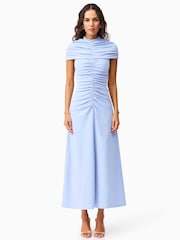 Elliatt Blue Valencia Cape Sleeve Maxi Dress - Image 1 of 6