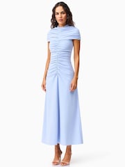 Elliatt Blue Valencia Cape Sleeve Maxi Dress - Image 3 of 6