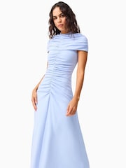 Elliatt Blue Valencia Cape Sleeve Maxi Dress - Image 5 of 6