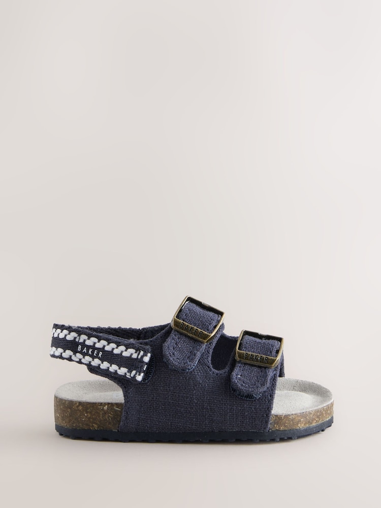 Baker by Ted Baker Baby Footbed Padders Sandals - Image 2 of 6 Baker by Ted Baker Baby Footbed Padders Sandals - Image 2 of 6