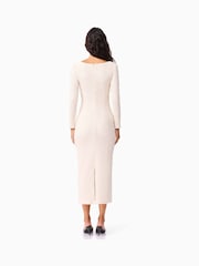 Elliatt Cream Paloma Long Sleeve Midi Dress - Image 3 of 5