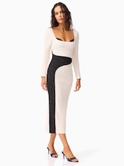 Elliatt Cream Paloma Long Sleeve Midi Dress - Image 4 of 5