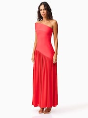 Elliatt Orange Jesselle Asymmetrical Bandage Dress - Image 4 of 6