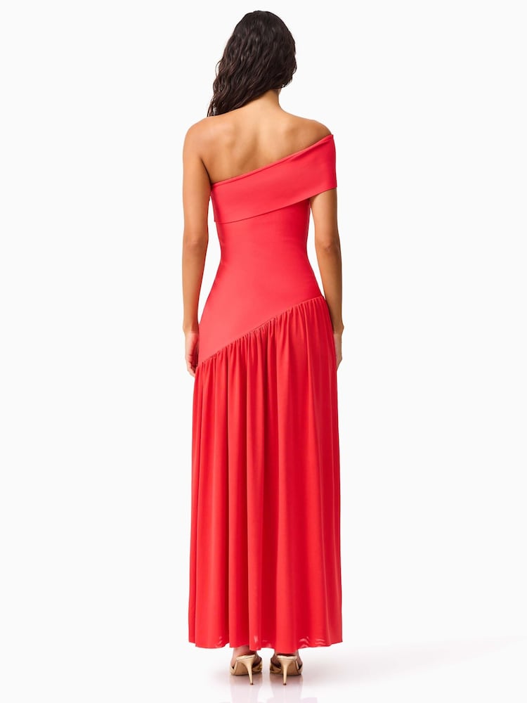 Jesselle Off The Shoulder Gown - Red - S - Elliatt