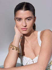 Gold Tone Tabitha Simmons X Next Charm Bracelet - Image 2 of 5