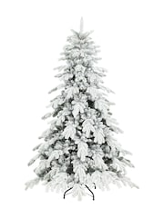 Homcom Green 6ft Artificial Snow Flocked Christmas Tree - Image 5 of 6