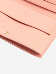 Sign of the Times Pink Salvatore Ferragamo Leather Chain Wallet - Image 5 of 7